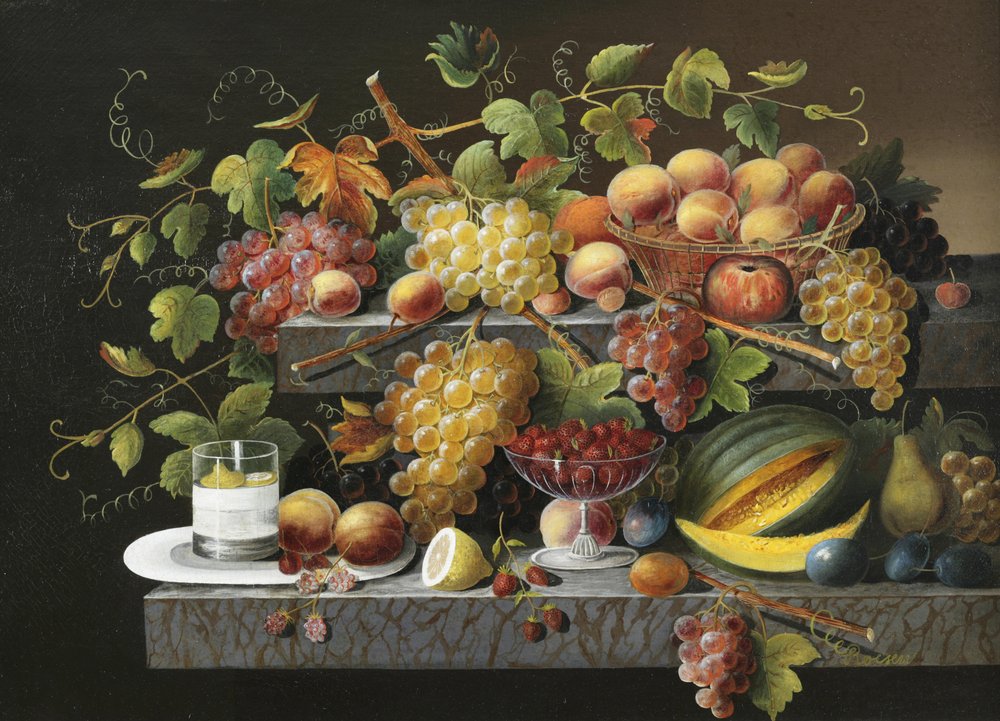 Severin Roesen - Still life of